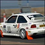 Car 11 - M Welch and K Hounslow - White Ford Escort Cosworth M34