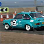 Car 33 - M English and D Roberts - Turquoise Ford Escort Mk2 WUG