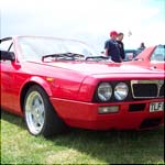 Red Lancia Beta Montecarlo TLF852R