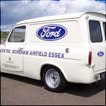 White Ford Anglia 105 Van MAS851