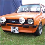 Orange Ford Fiesta Mk1 DTL886T