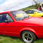 Red VW Golf Mk1