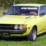 Yellow Toyota Celica ST LWV715P