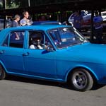 Blue Ford Cortina Mk2 KWL962G