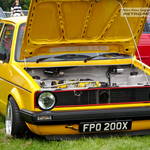 Yellow VW Golf Mk1 FPO200X