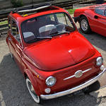 Red Fiat Nuova 500 Front