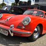 Red Porsche 356 1600 Super Coupe