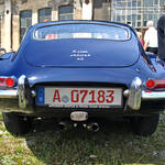 Blue Jaguar E-Type 4.2 rear
