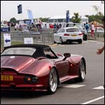 Red Marcos F14GTS at the Silverstone Classic 2013