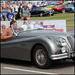 Jaguar 680YUP at the Silverstone Classic 2013