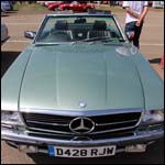 Mercedes Benz R107 SL D428RJW at the Silverstone Classic 2013