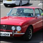 Red Alfa Romeo PMS404M at the Silverstone Classic 2013