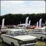 Ford Lotus Cortinas at the Silverstone Classic 2013