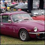 Triumph GT6 Coupe WXC757K at the Silverstone Classic 2013