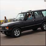 Black Range Rover at the Silverstone Classic 2013