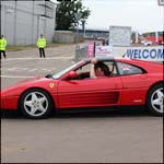 Ferrari 348 at the Silverstone Classic 2013