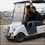 Morgan Golf Buggy at the Silverstone Classic 2013