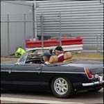 MG MGB XDE921J at the Silverstone Classic 2013