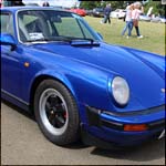 Blue Porsche 911 EHD92V at the Silverstone Classic 2013