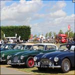 Aston Martins at the Silverstone Classic 2013