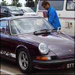 Porsche 911 GYY973L at the Silverstone Classic 2013