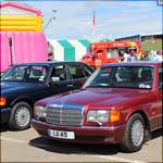 Mercedes-Benz W126 S-Class at the Silverstone Classic 2013