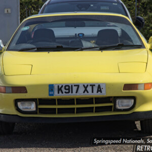 K917XTA Yellow Toyota MR2 Mk2 T-Bar
