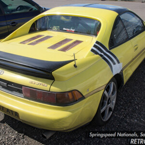 K917XTA Yellow Toyota MR2 Mk2 T-Bar