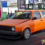 Orange VW Golf Mk2 - Ross Chisholm-Brown - VWDRC