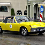 Yellow Porsche 914