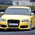 Yellow Audi S3 AY57LCZ