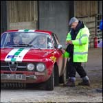 Red 1971 Alfa Romeo 1750 GTV JWE6J