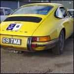Yellow 1972 Porsche 911 69TMA