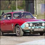 Red 1969 Alfa Romeo 1750 GTV ABW185H