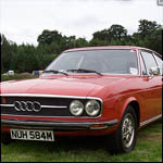 Red Audi 100 Coupe S NUH584M (G3 Iberian Red)