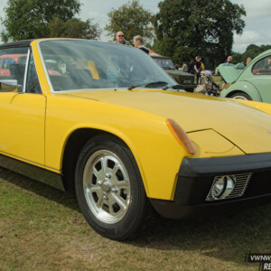 FRN447M Yellow Porsche 914