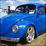 Blue VW Beetle TFJ344J