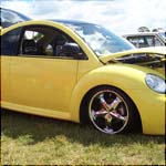 Yellow VW New Beetle