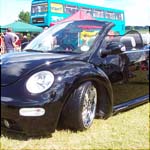 Black VW New Beetle Cabrio KB53DVP