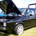 Black VW Golf Mk1 DKE225Y
