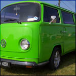 Green VW Type 2 