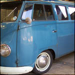 Blue VW Type 2 