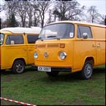 Yellow VW Type 2 Bay Window FLA923T and JGK588T