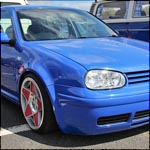 Blue VW Golf Mk4