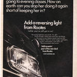 Rootes Reversing Light Advert