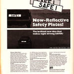 Reflective Safety Plates Advert