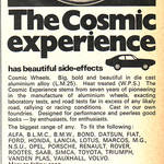 Cosmic Wheels Advert