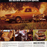 Simca 1204 Special advert