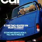 CAR Magazine, July 1971 Cover