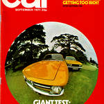 CAR Magazine, September 1971 Cover